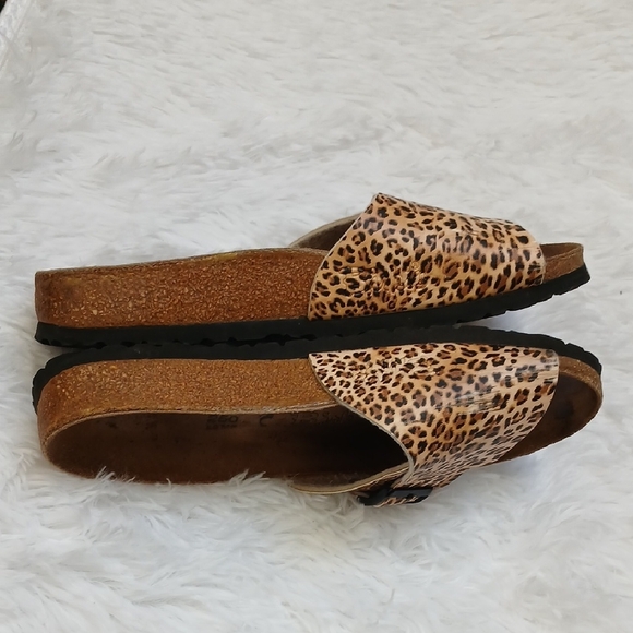 Birkenstock Birki's Leopard Print Madrid Sandals - Picture 14 of 16